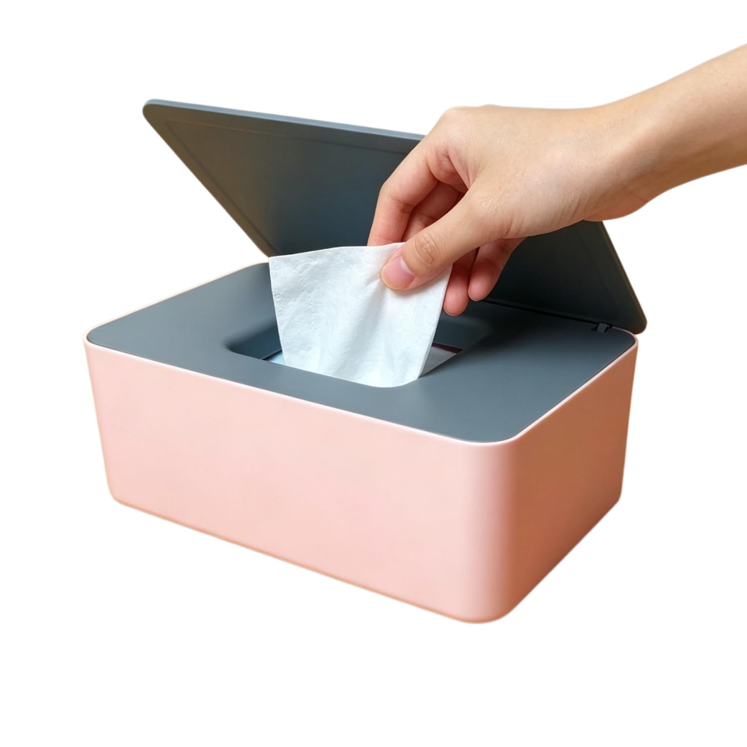 Baby Wet Wipe Dispenser, Baby & Adult Wipe Holder for Home Bathroom, Kitchen, Bedroom, Living Room, Office, Multi - use Storage Case for Dry Wipes & Masks