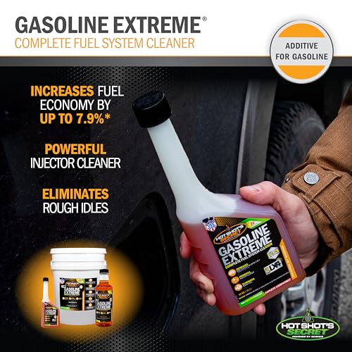 Hot Shot'S Secret GE12Z Gasoline Extreme 12 Oz, Concentrated Fuel System Cleaner, Fuel Additive thumb #3