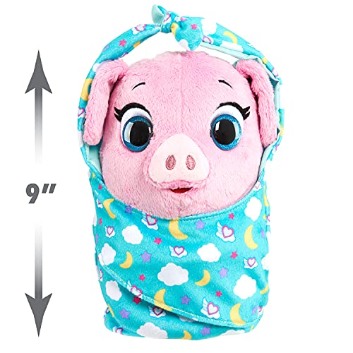 T.O.T.S Disney Jr Cuddle & Wrap Plush, Pearl The Piglet, by Just Play