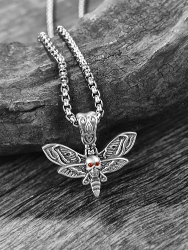 Collier gothique argent 925 papillon, le bijou idéal pour vos soirées