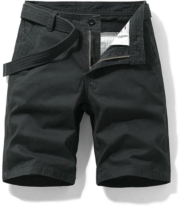 Summer Men's Retro Cargo Versatile Mid-Length Shorts