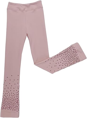 Miniatura 4 de LIUHUO Conjunto de chaquetas y pantalones de patinaje artístico para niñas y mujeres, ropa de entrenamiento cómoda con cristales