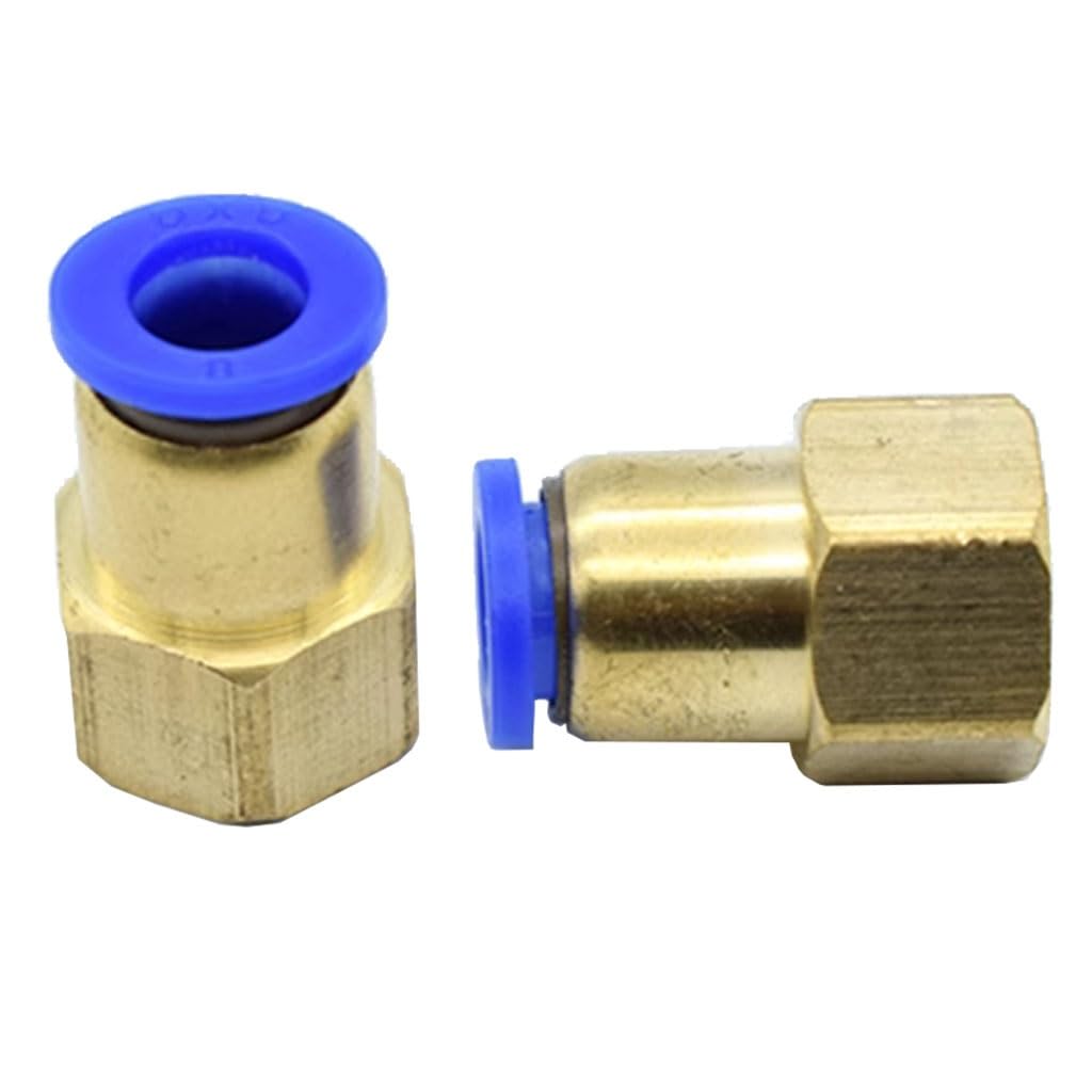 1pcs 1/8" 1/4" 3/8" 1/2"BSP Male Thread Connector, Straight Push in Fitting Pneumatic Push to Connect Air 6mm-16mm OD Hose Tube (Color : 6mm OD Hose, Size : 1/2")