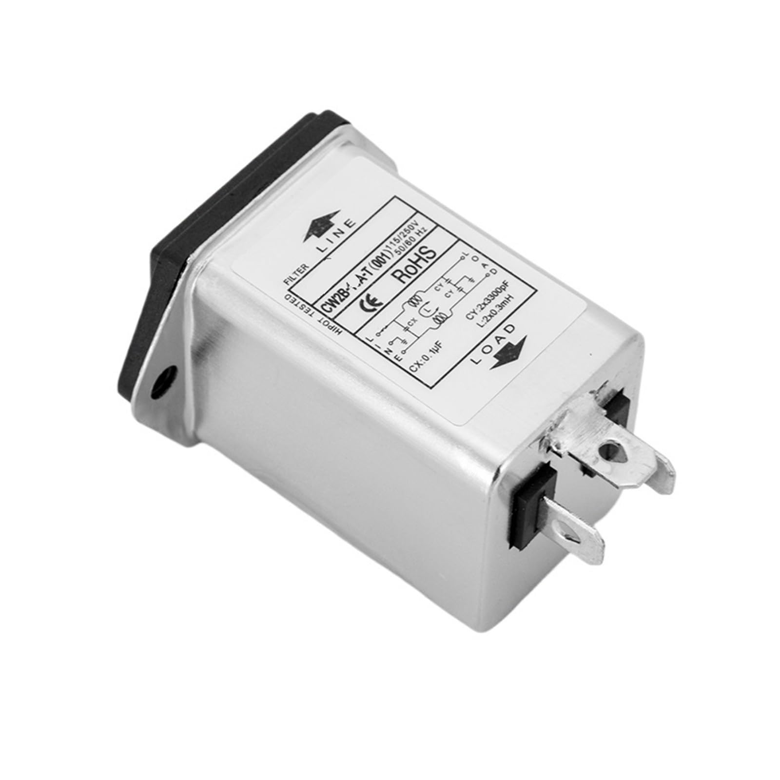 ETPBRIMSF CW2B-3A-T 001 Single-phase power filter-220v-socket-single insurance(CW2B-6A-T 001)