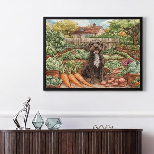 Rompecabezas de madera de perro Pointer de 500 piezas para decorar tu salón en primavera 2