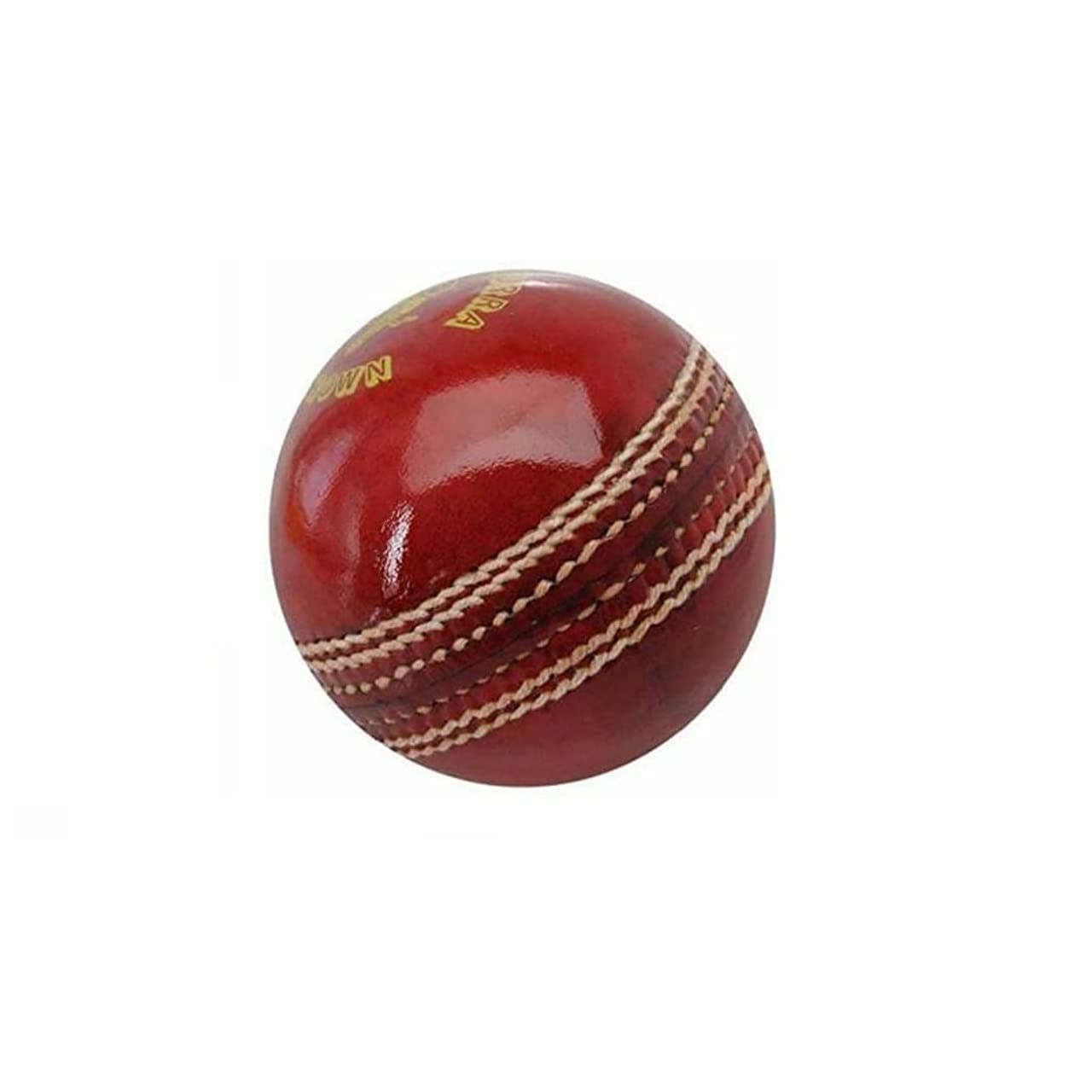 HIRNOTS Cricket Leather Ball (Maroon Red) Standard Size 1 Unit