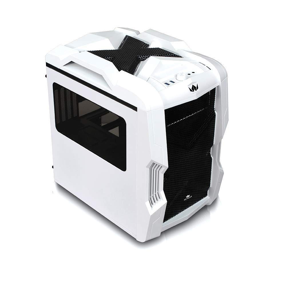 Rexgear Micro ATX PC Case Cube (Micro ATX Case, RG 2 White)