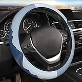 Funda elástica para Volante de Coche Summits and Ridges, Universal, de 15 Pulgadas, Antideslizante, Transpirable, Accesorio novedoso para el Interior del Coche para Hombres y Mujeres.