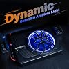 10 Upgrade 800W Slim Under Seat Powered Car Subwoofer, Car/Truck Audio Sub Built in Amplifier amp Combo Package, with Blue LED Light (Subwoofer+Installation Wire Kit)