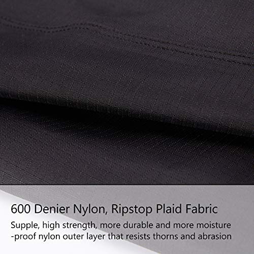 Bassdash 3D Boot Voet Game Wader Ultra Hoge Sterkte Zwarte Plaid Nylon PVC Vissen Jacht Borst Steltlopers voor Mannen - Image 5