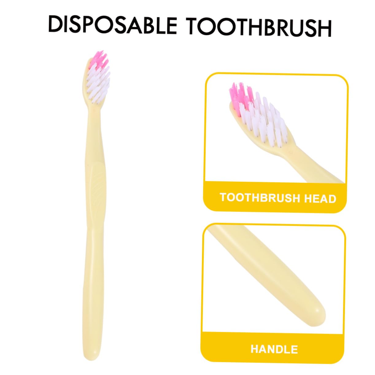 Hemobllo Spazzolini da con Dentifricio 100 Stili multipli Usa e Getta Confezionati Singolarmente in Plastico Portatile per Viaggi e Hotel Stili multipli