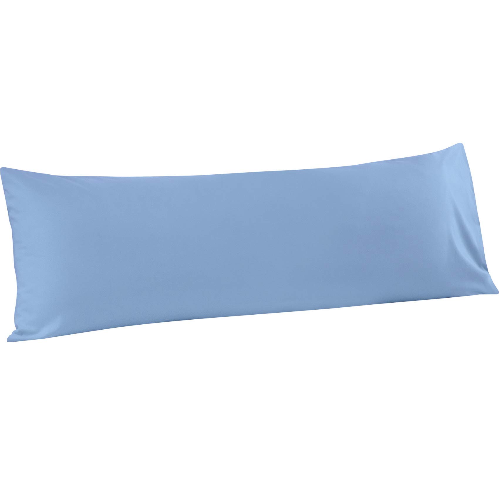 FLXXIE Microfiber Body Pillow Cover, Envelope Closure, Sky Blue