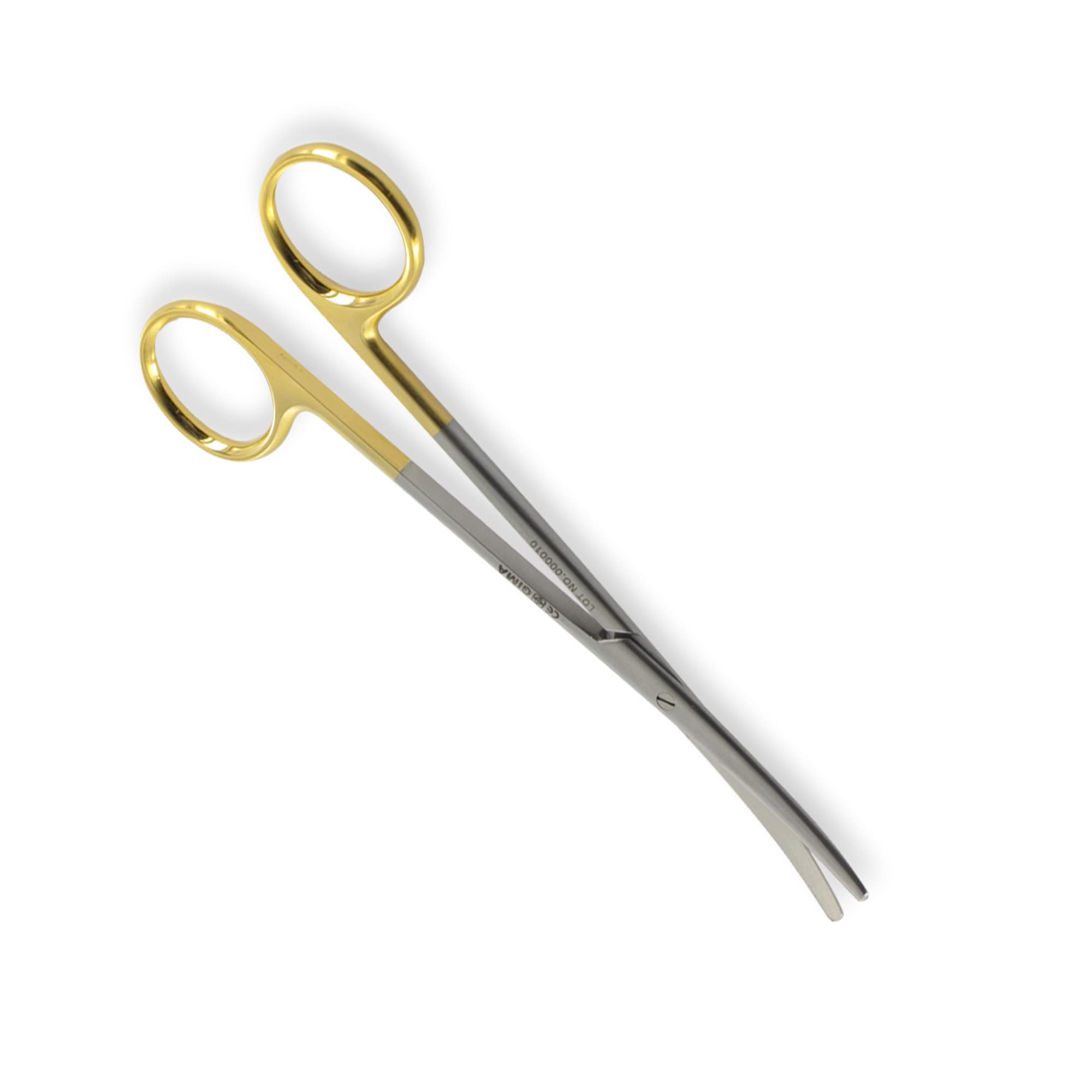 Gima - Metzenbaumin Ciseaux en Carbure de Tungstène, Incurvés, avec des Lames Fermes Qui Garantissent une Haute Précision Aux Chirurgiens, 14 Cm, 26514