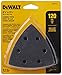 DEWALT DWASPTRI12 Hook and Loop Triangle 120 Grit Sandpaper, 12-Pack