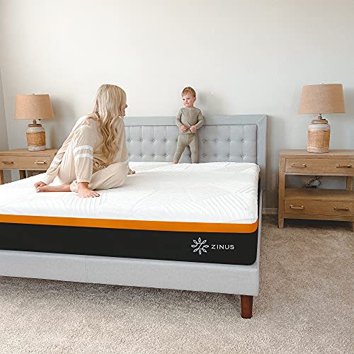 Zinus 12 Inch Cooling Copper Adaptive Pocket Spring Hybrid Mattress / Moisture Wicking Cover / Cooling Foam / Pocket Innersprings For Motion Isolation / Mattress-In-A-Box, Twin #TOP5