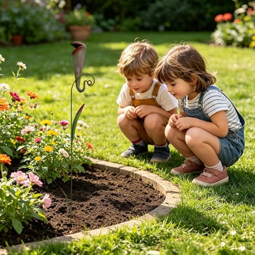 Piquets de jardin en métal résistante aux intempéries pour parc