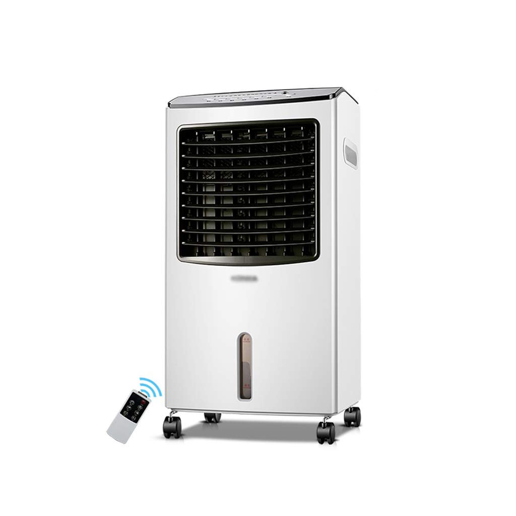 MESOVFCA Portable Air Conditioner Fan, Evaporative Cooler with Remote Control, Bladeless Misting Humidifier for Office, Dorm, Room - Includes Ice Tray