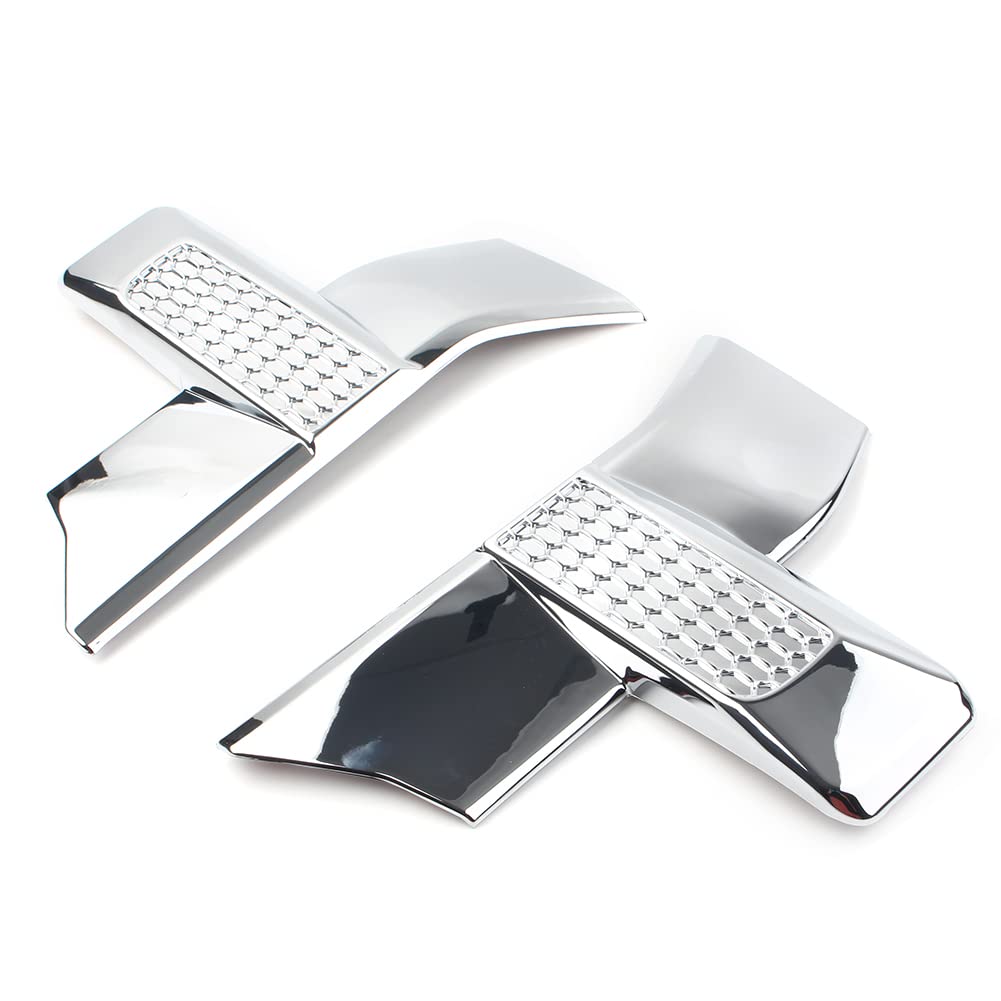 Ford F150 Grille Cover Chrome Front Bumper Headlight & Grille Cover Trim For 2015-2017 Ford F150 – ABS Material, Easy Install License Plate Shutter - Foto 9