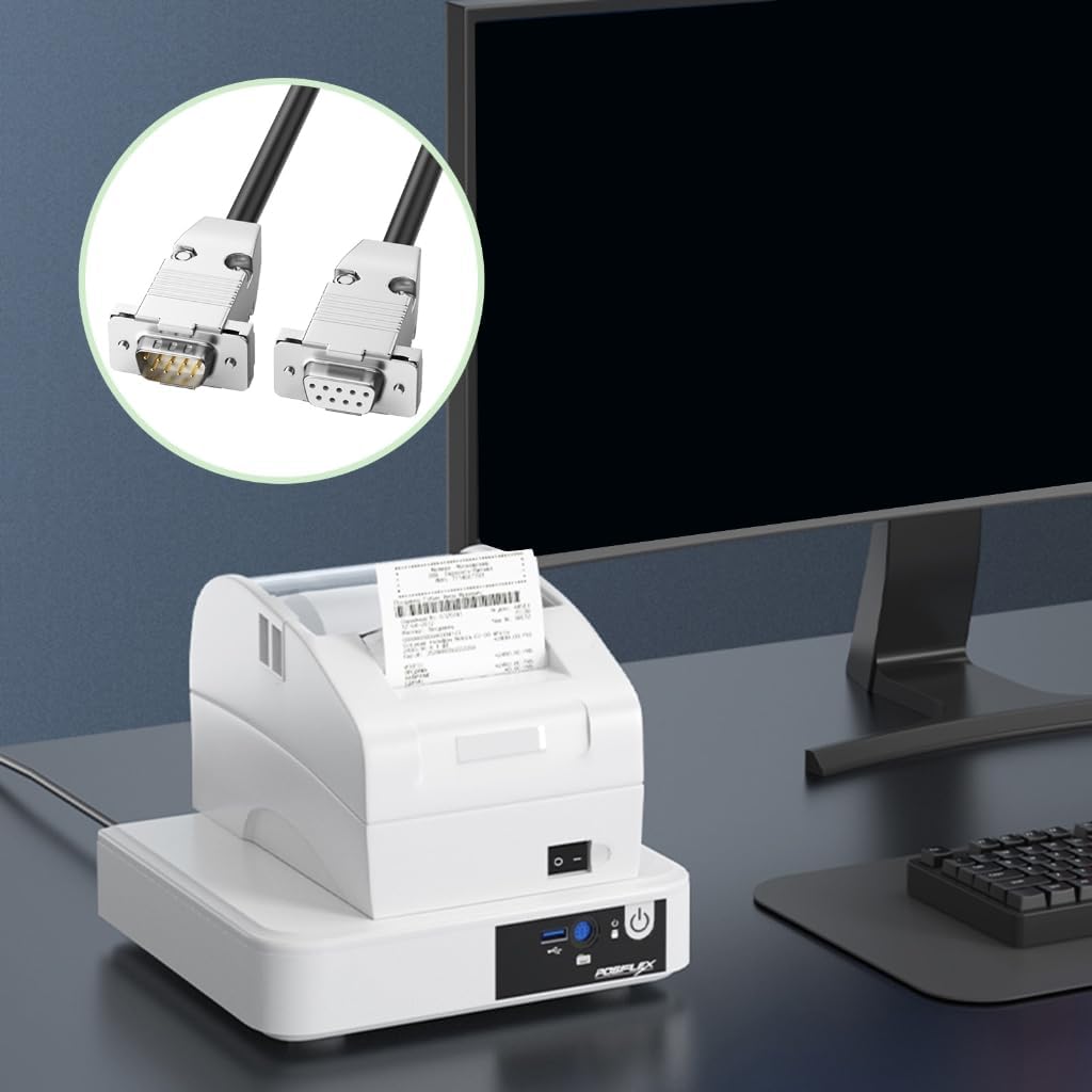 さまざまな長さの高速データ転送を実現する二重シールド RS232 DB9 ケーブル