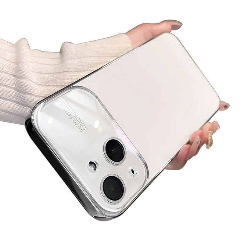 Apurb Store for iPhone 15 Back Cover Auto Focus Case Soft Matte PC Glass Protective Camera Lens Plating TPU for iPhone 15 (White) (B0D8TMLCMQ) Amazon Price History, Amazon Price Tracker