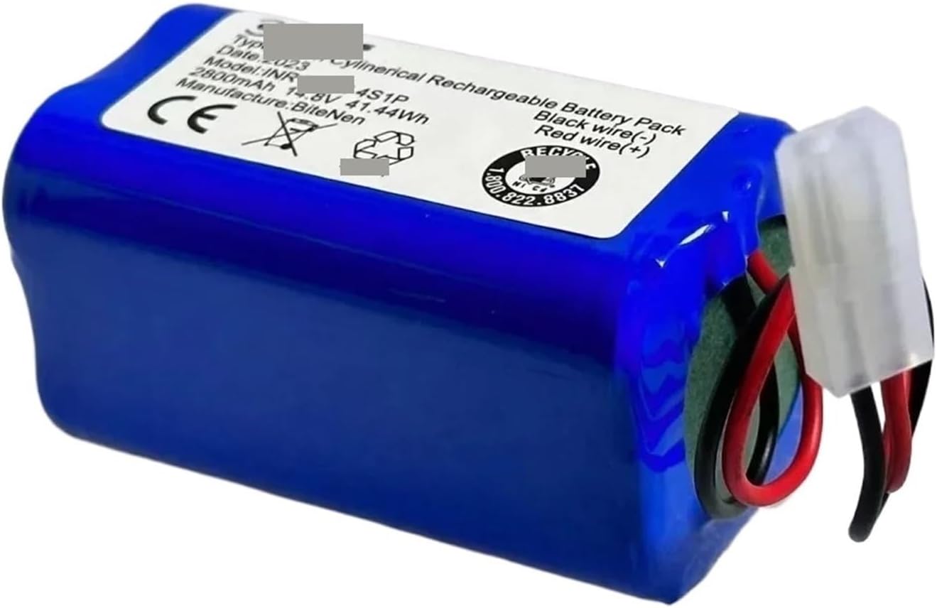 14.4V-14.8V 4800mAh Battery,Compatible For Rowenta， Explorer Series 20 40 Robot Vacuum Cleaner(Battery 2800mAH)