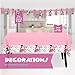 Minnie Mouse Birthday Party Supplies | Minnie Mouse Party Decorations | Minnie Birthday Party, Easy Setup and Takedown with Banner, Table Cover, Plates, Napkins & Sticker
