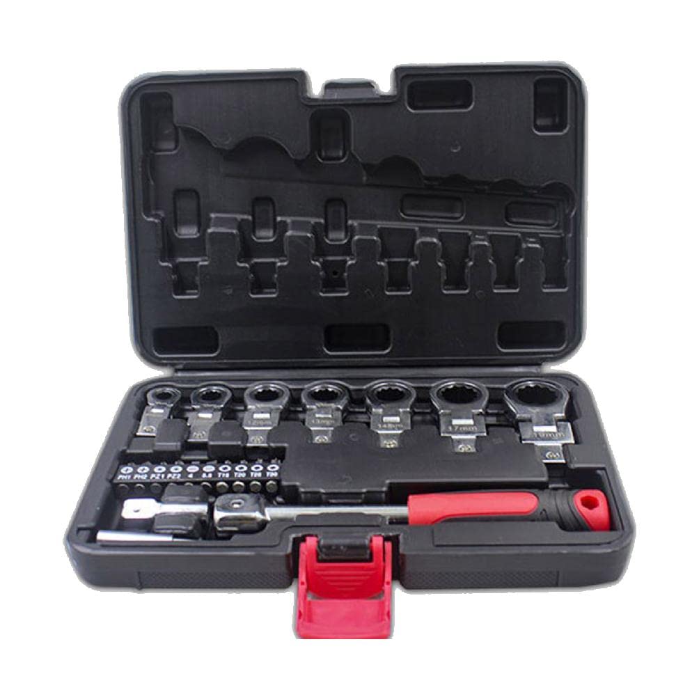 72 Teeth Ratchet Spanners Adjustable-Ratchet Wrench Non-Slip Handle Plumbing Ratchet Wrench Repairing Tool For Factory Socket Wrench Set Long Handle