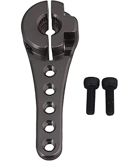 Mxfans Titanium Al. Upgrade Servo Horn Steering Arms Parts 25T N10242 RC1:8 1:10
