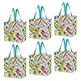 Earthwise Reusable Grocery Shopping Bags Extremely Durable Multi Use Large Foldable Water -...