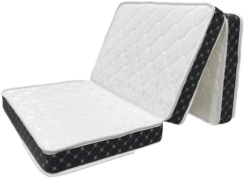 Tri-Folding Mattress, 90x190x10 CM, Memory Foam