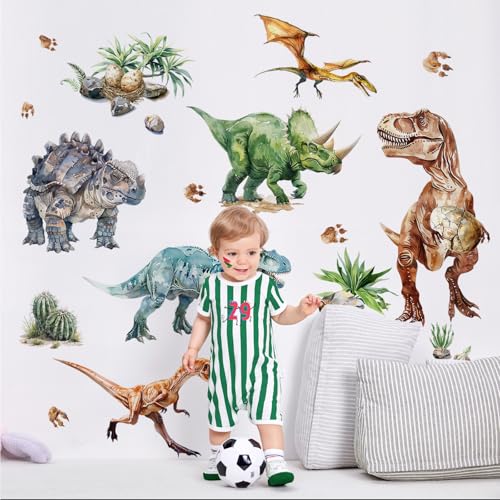 Vinilos Decorativos Dinosaurios Supzone Multicolor Grande
