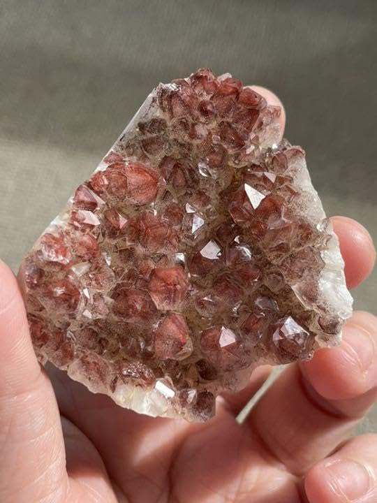 Amazon.co.jp: 98009200 幻影水晶 レッドファントム クォーツ 赤富士 