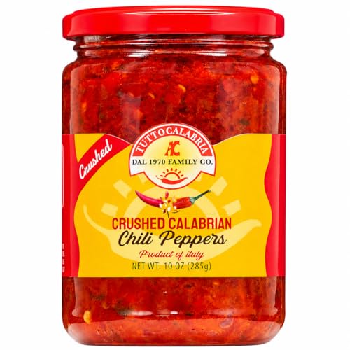 TUTTOCALABRIA, Crushed Calabrian Chili Peppers, 10oz (285g),...