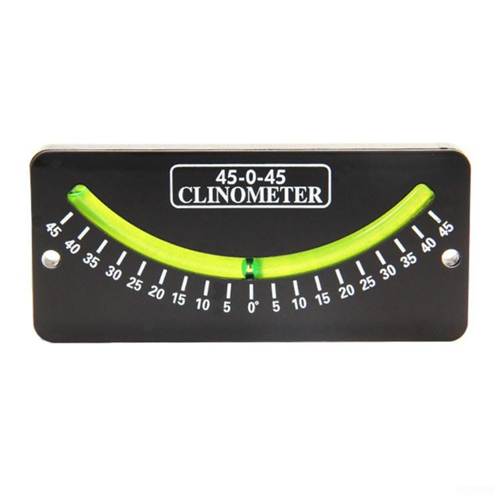 Compact Inclinometer Sailboats Yachts - Enhanced Measurement Accuracy Outdoor Adventures (10 Degrees)(25 Degrees)