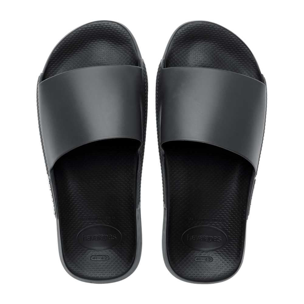 Havaianas Unisex Slide Classic, Black, 3/4 UK