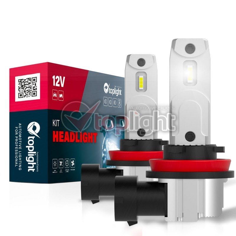 Kit LED TopLight 417588 2 Pezzi Simply H8-9-11, 6000K, Sostituzione Originale Per Auto