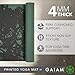Gaiam Print Yoga Mat, Non Slip Exercise & Fitness Mat for All Types of Yoga, Pilates & Floor Exercises