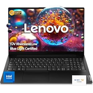 Lenovo V15 Laptop Computer, 32GB RAM, 1TB PCIe SSD, Intel Celeron N4500 Processor, Intel UHD Graphics, 15.6″ FHD 1080p Display, Ethernet Port RJ-45, WiFi 6, Windows 11 Pro, WOWPC Recovery USB