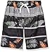 Kanu Surf Men's Condor Stripe Floral Swim Trunk