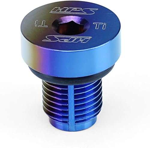 Tornillo de purga de refrigerante de titanio reemplaza el plástico OEM HW22-1001