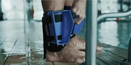 Miniatura 4 de Aquastrength Aletas de resistencia acuática  Aumenta el arrastre para fuerza y tonificación  Pesas de piernas de agua para piscina  Guía de inicio