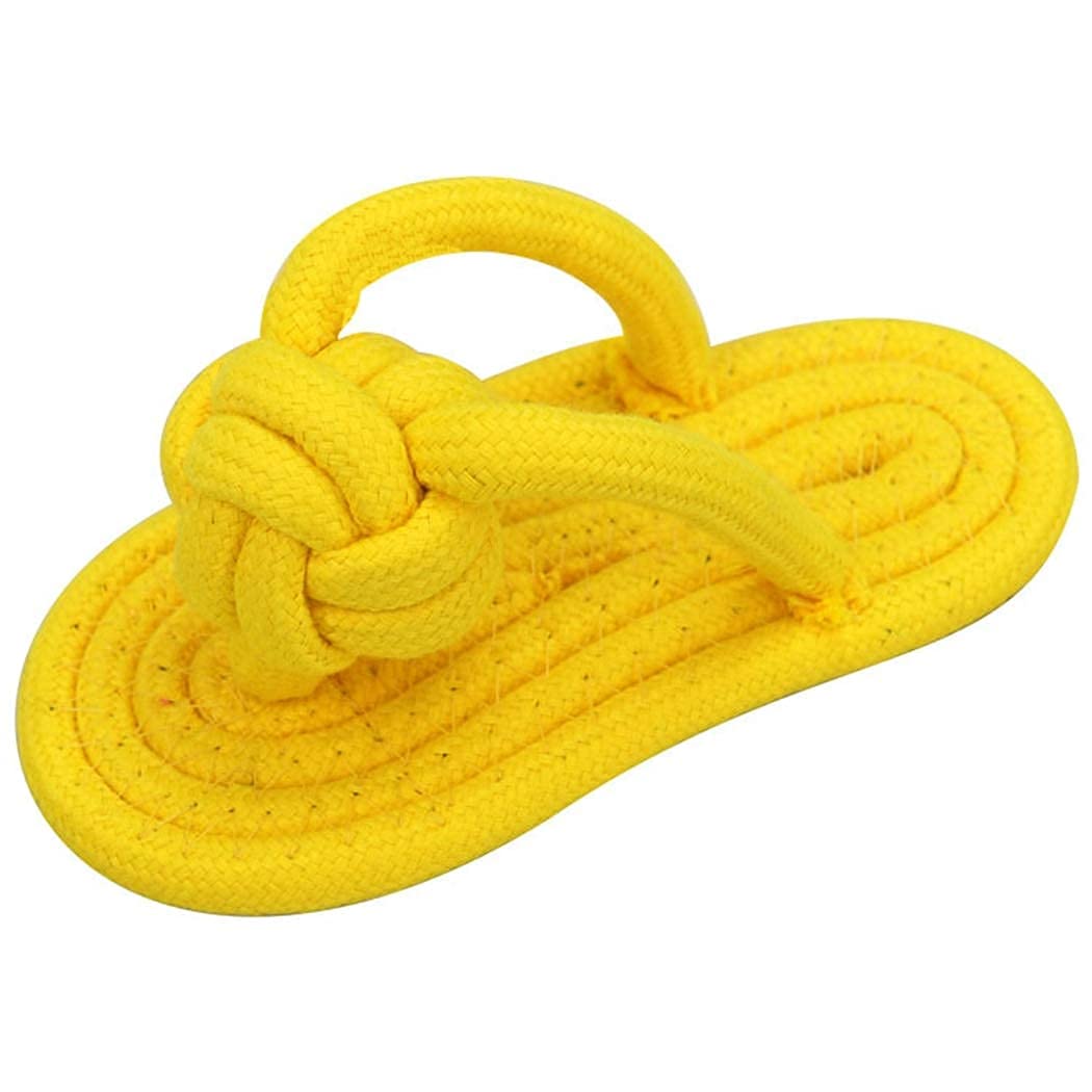 PSK PET MART Durable Dog Toy Bone for Teething Suitable Small and Medium Puppies, Slipper Rope (Color May Vary) (B09CQ4282W) Amazon Price History, Amazon Price Tracker