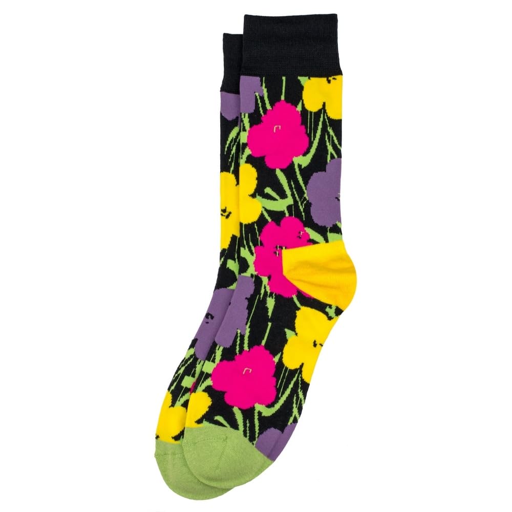 JOE COOL Socks cotton & spandex Andy Warhol - Flower 73 multicoloured