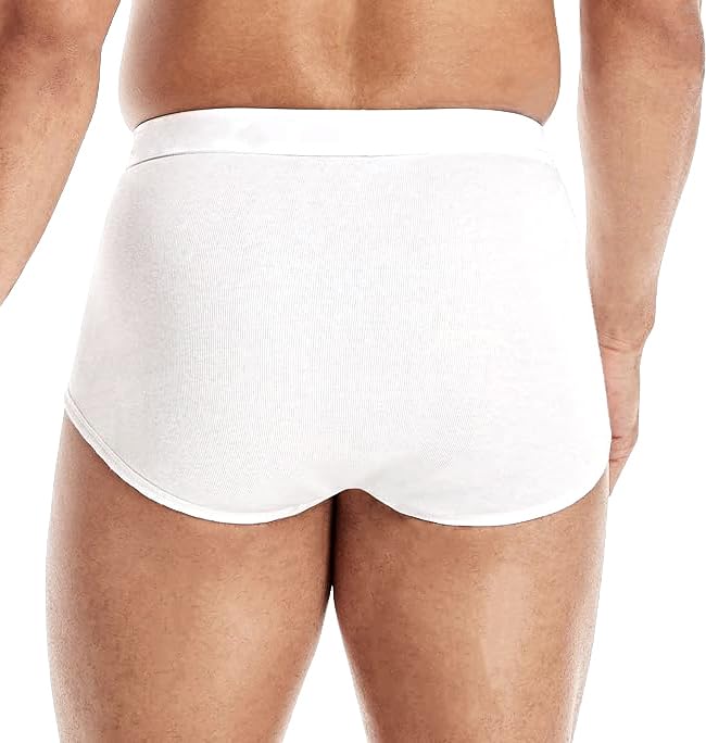 Andrew Scott Men's Cotton Briefs, Soft and Breathable Cotton Underwear with Comfort Waistband, Multipack & Bulk Wholesale3