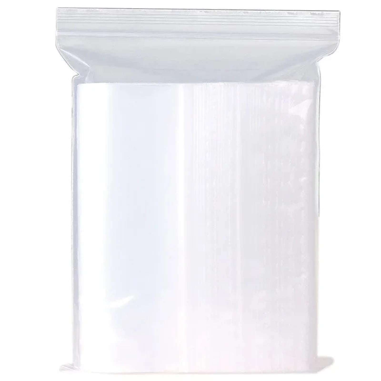 Sacchetti Ermetici 100/200 pezzi piccoli sacchetti trasparenti richiudibili sottovuoto in plastica per la Cucina(12x18cm(200pcs))