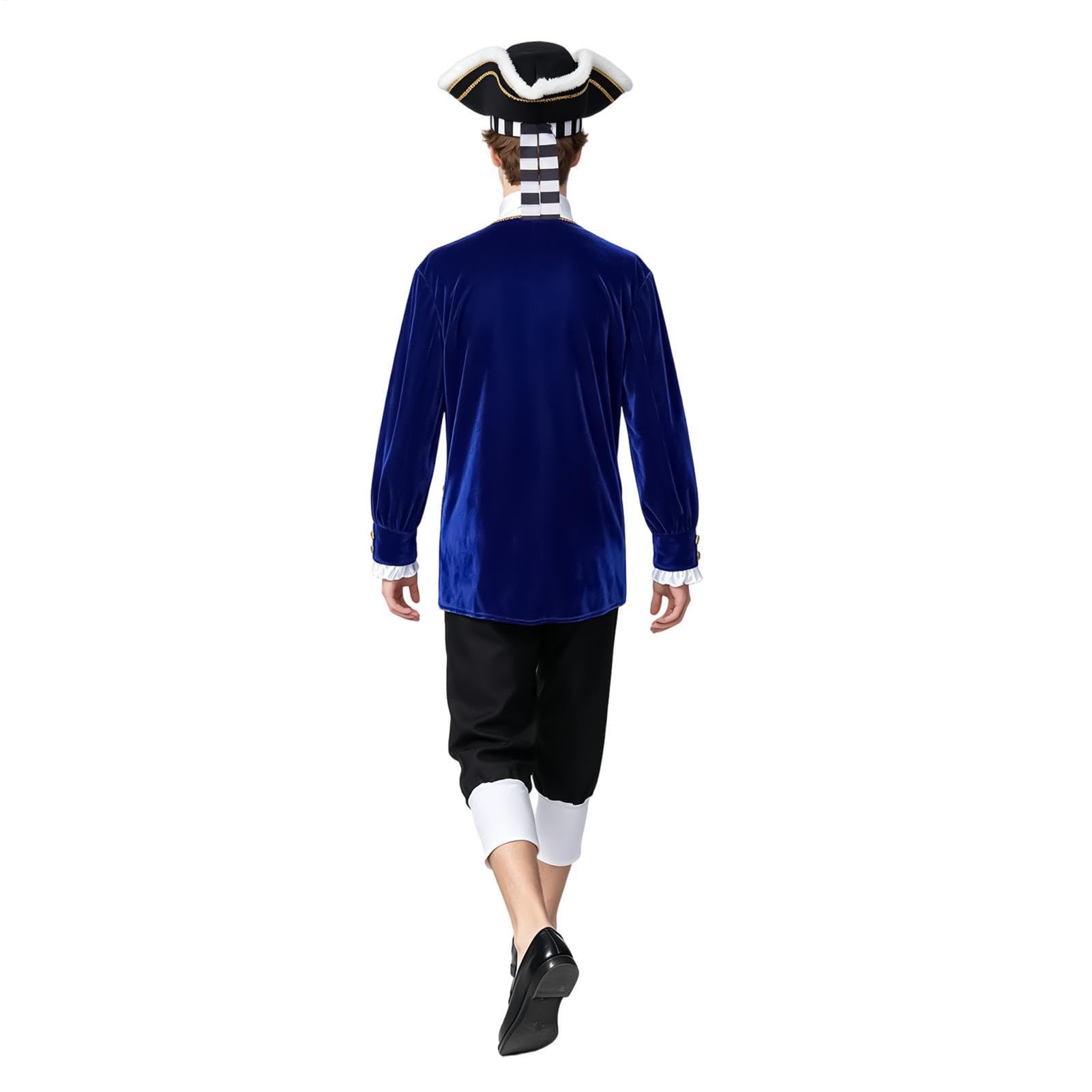 Costume Storico Uomo Cosplay uniforme da travestimento per adulti con
