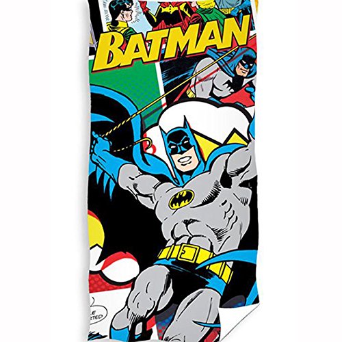 Preisvergleich Produktbild Unbekannt Strandhandtuch Batman 70x140 100% Baumwolle