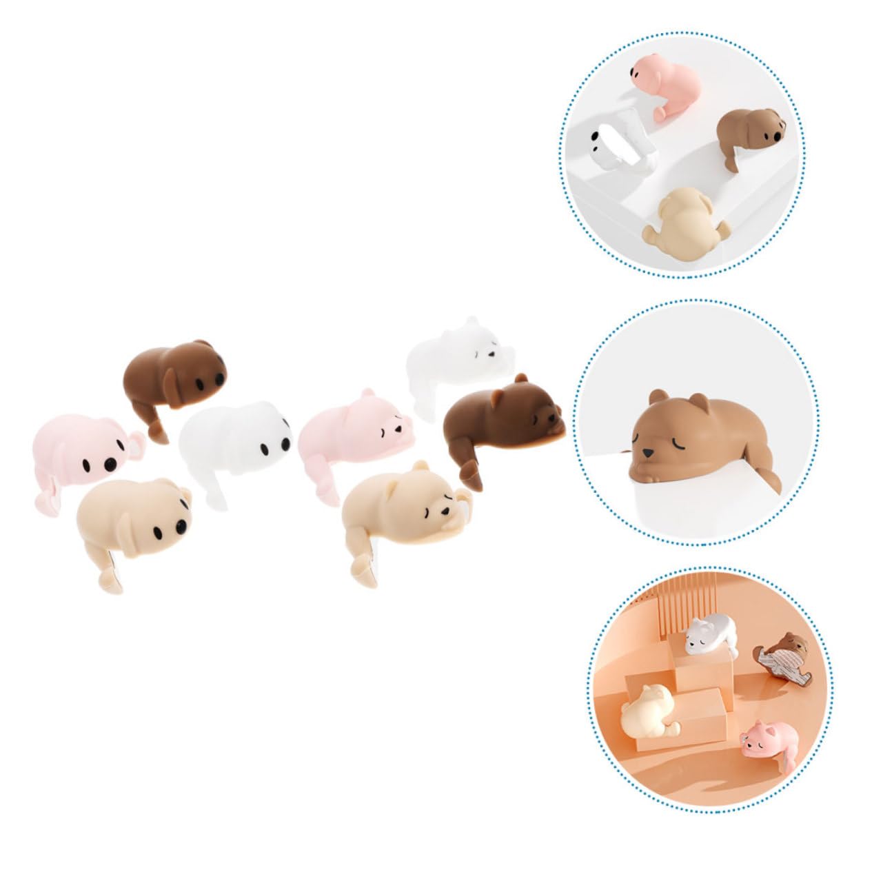 Toyvian 40piezas De Esquinas para Bebés De para Mesas De Protección De Muebles Diseño De Animales Seguridad Infantil y Anticolisión