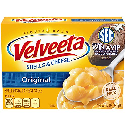 Velveeta Shells & Cheese Original Shell Pasta & Cheese Sauce Meal...