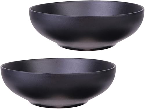 UPKOCH Tazón de arroz de porcelana de imitación, cuenco de cerámica para ramen, platos de cerámica, platos de ramen, platos para servir, tazones de
